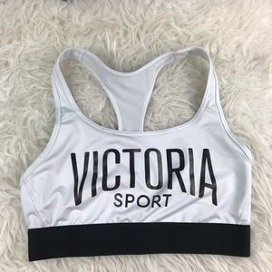 Victoria Secret VSX The Player White Sports Bra M